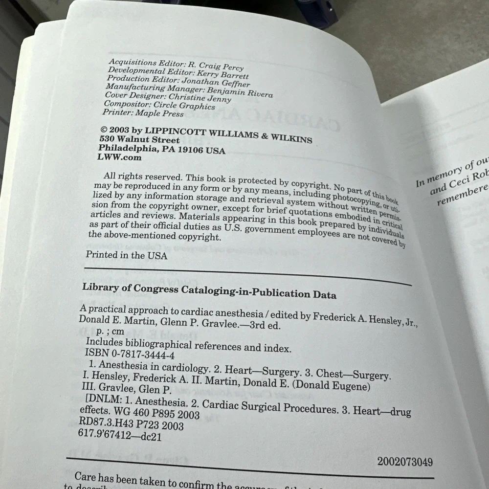 Practical Approach to Cardiac Anesthesia by Frederick A. Hensley Jr., Donald E.